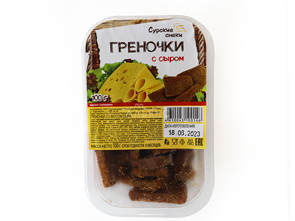 Сурские гренки со вкусом Сыра (100 гр) в Ивантеевке