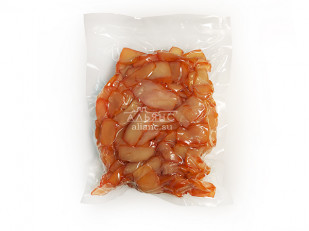 Икра гренадера вяленая: Осьминог (ломтики из филе кальмара)