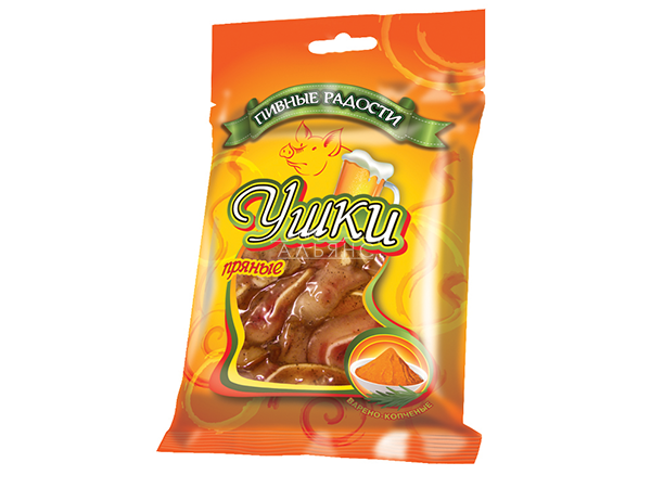 Уши свиные пряные "Пивные радости" (100гр) в Ивантеевке