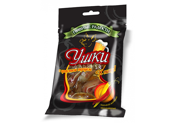 Уши свиные с красным перцем "Пивные радости" (100гр) в Ивантеевке