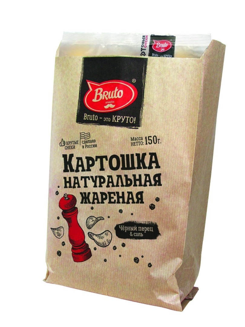 Картофель «Бруто» черный перец 130 гр. в Ивантеевке