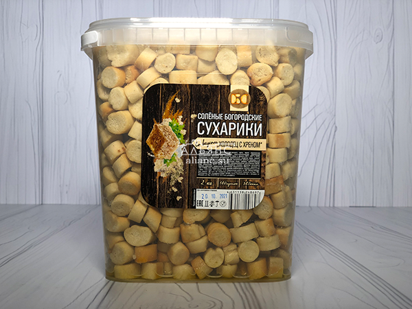 Сухарики с холодцом и хреном в Ивантеевке
