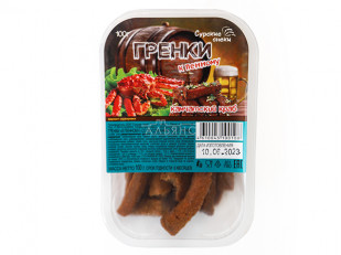 Креветка Черноморская (с укропом) (25гр): Сурские гренки Камчатский краб (100 гр)