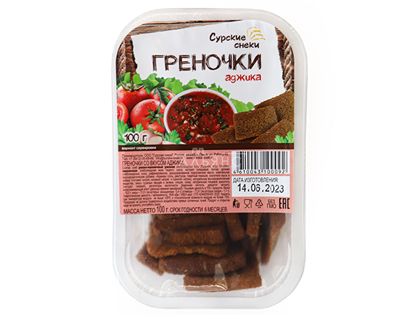 Сурские гренки с Аджикой (100 гр) в Ивантеевке