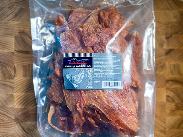 Мясо (АЛЬЯНС) вяленое курица 500гр "С халапеньо" в Ивантеевке