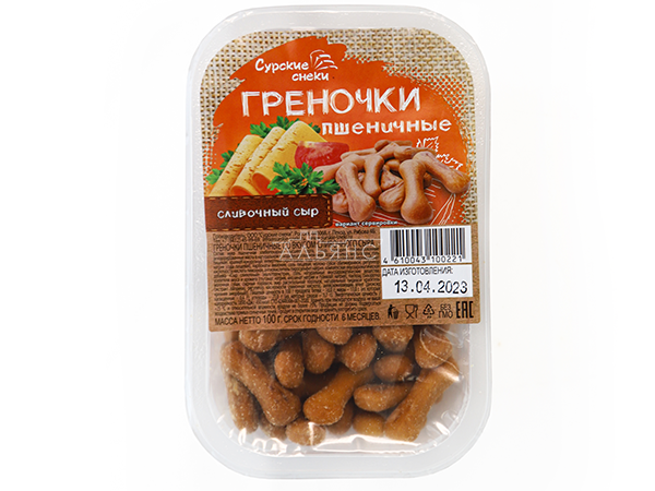 Сурские (ПШЕНИЧНЫЕ) Сливочный сыр (100 гр) в Ивантеевке