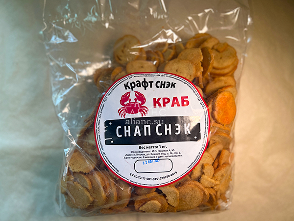 Снапсы ПШЕНИЧНЫЕ "Краб" в Ивантеевке