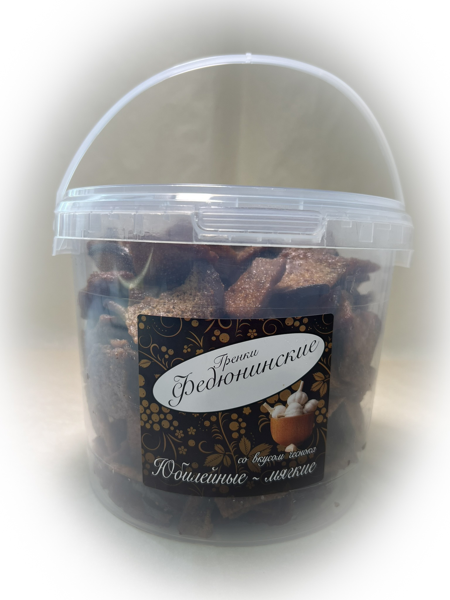 Гренки "ФЕДЮНИНСКИЕ" "Чеснок" (ведро 900 гр.) в Ивантеевке