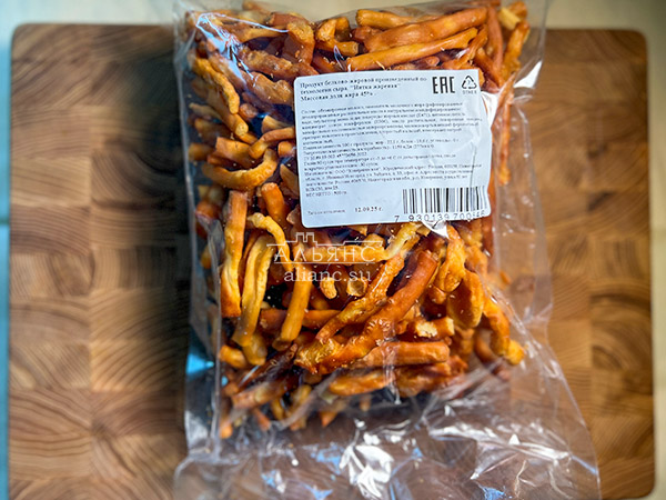 Нитка ЖАРЕНАЯ  Oktobersnack1 кг (сырный продукт) в Ивантеевке