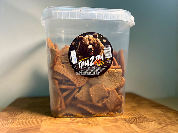 Ведро Ржаные гренки со вкусом Крылышки Барбекю (1 кг) в Ивантеевке