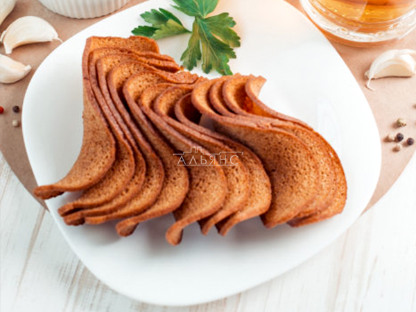 Ресторанные гренки с сметаной и зеленью в Ивантеевке