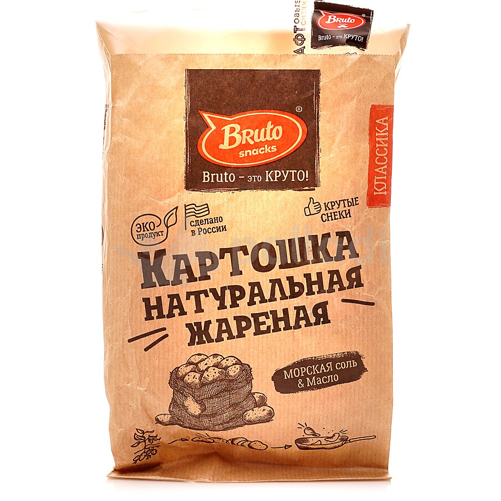 Картофель «Бруто» с солью 70 гр. в Ивантеевке