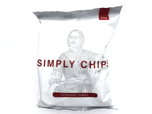 Картофельные чипсы "Simple chips" Пряный томат 80 гр. в Ивантеевке